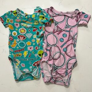 Posh peanut onesies 6-12 m